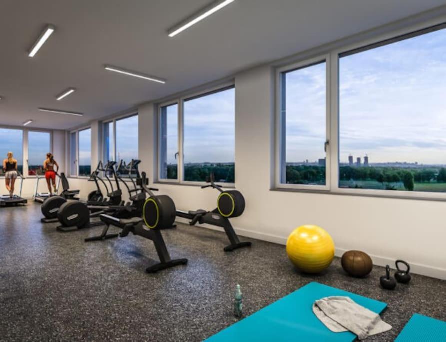 Donaublick Oasis: Stylische Wohnung Viena Exterior foto